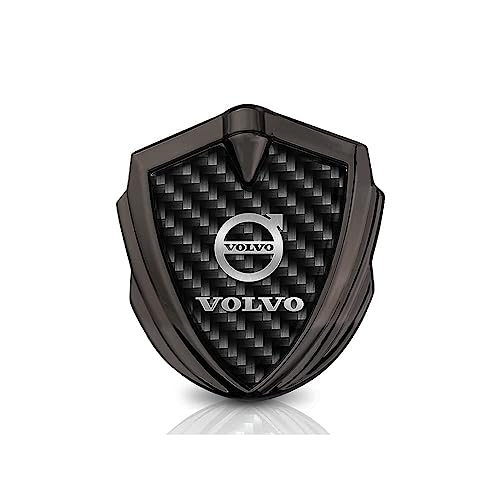 AMENAS Auto-Emblem-Aufkleber für den vorderen Kofferraum, für Volvo XC40 XC60 XC90 C30 Körper-Emblem-Abzeichen-Aufkleber, Fahrzeug-Auto-Tuning-Emblem von AMENAS