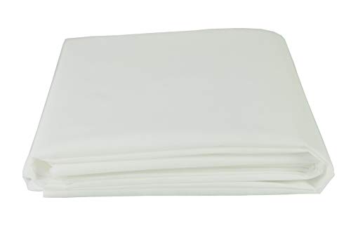 AMF Life Inlett-Vlies, Standard 100 by Oeko-TEX®, waschbar bis 90C°, 1,1m x 5m, weiß, Nähvlies, stoffähnliches Vlies, Meterware von AMF Life