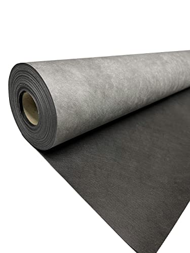 AMF Life Lamellenwand-Hintergrund, Vlies, schwarz-anthrazit, Witterungsbeständig, Größe wählbar 1,5m x 50m von AMF Life