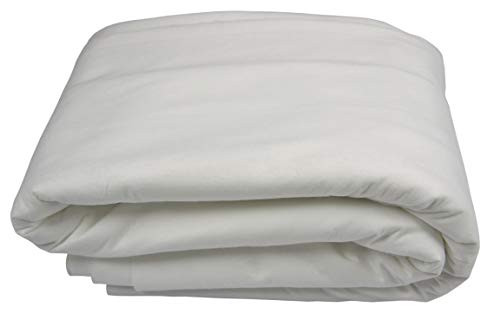 AMF Life Nähvlies, Standard 100 by Oeko-TEX® - Klasse I, weiches Feinfaservlies, 130g/m², Weiß, DIY Gesichtsmasken, 1m x 10m von AMF Life