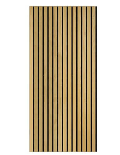 AMF Life Wandpaneel, Lamellenwand, 2er Set, 118 x 56cm, 0,66m², Esche von AMF Life