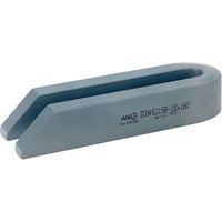 AMF - Gabelspanneisen din 6315B Schlitz-B.14mm L.125mm f.Spannschraube M12,M14 von AMF