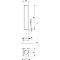 Nutenstein DIN508L M6x8mm AMF Nutenstein DIN508L M6x8mm AMF von AMF