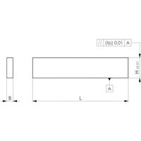 AMF - Parallelunterlagen-Paar DIN6346P H.12xB.4xL.100mm von AMF