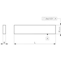 AMF Parallelunterlagen-Paar DIN6346P H.16xB.5xL.100mm von AMF