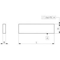 AMF Parallelunterlagen-Paar Nr.6348PS H.18xB.5xL.100mm Standard von AMF