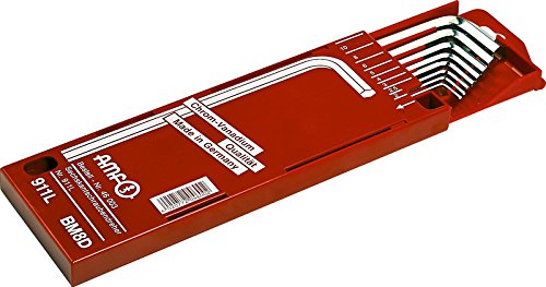 AMF Sechskant-Winkelschraubendreher-Satz 8-teilig 2-10 mm Ausführung lang AMF Sechskant-Winkelschraubendreher-Satz 8-teilig 2-10 mm Ausführung lang von AMF