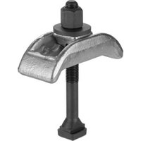 AMF Spanneisen 6314V abgeschrägt mit Stützschraube Nut 20 mm H 16 - 65 mm von AMF