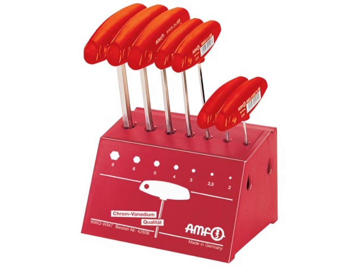 AMF Werkbank AMF 42606 Stiftschlüsselsatz 906Q WM7 7-teilig SW 2-8 mit Quergriff i AMF Werkbank AMF 42606 Stiftschlüsselsatz 906Q WM7 7-teilig SW 2-8 mit Quergriff i von AMF