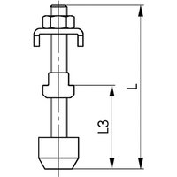 [NEUWERTIG] B-Ware Amf Spannpratze Klemmstück Werkstückspannung Kurz U Stück T Nut12 14mm von AMF