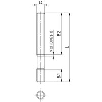 Seitliche Abdeckung für T-Nuten 6486AO 18mm - AMF von AMF