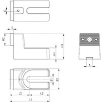Seitliche Abdeckung für T-Nuten 6486AS 16mm - AMF Seitliche Abdeckung für T-Nuten 6486AS 16mm - AMF von AMF