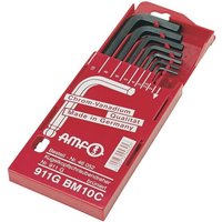 AMF - Winkelschraubendrehersatz 911G-BM10 8tlg. in Schiebekassette - 46052 von AMF