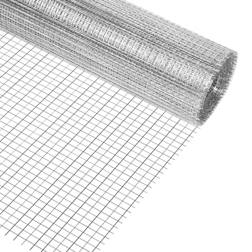 AMFUN Drahtgitter Feinmaschig, Maschendraht Drahtgeflecht 200mm*6m für Insektengitter Mäusedraht, mit 6 mm Maschenweite, Wühlmausgitter für Hochbeete, Feuerverzinkt von AMFUN