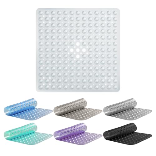 AMFUN Duschmatte rutschfest, 53x53cm Antirutschmatte Dusche mit Saugnäpfen, Maschinenwaschbar Badematte, Badewannenmatte rutschfest BPA Frei, Schimmelresistent, Hautsensitiv AMFUN Duschmatte rutschfest, 53x53cm Antirutschmatte Dusche mit Saugnäpfen, Maschinenwaschbar Badematte, Badewannenmatte rutschfest BPA Frei, Schimmelresistent, Hautsensitiv von AMFUN