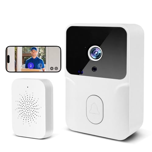 AMFUN Videotürklingel, Türklingel mit Kamera Kabellos, WLAN Türklingel mit 1:1 Kopf-bis-Fuß-Ansicht, 2-Wege-Audio 2,4GHz WLAN, Nachtsicht, IP65 Schutzart, 100° Weitwinkel AMFUN Videotürklingel, Türklingel mit Kamera Kabellos, WLAN Türklingel mit 1:1 Kopf-bis-Fuß-Ansicht, 2-Wege-Audio 2,4GHz WLAN, Nachtsicht, IP65 Schutzart, 100° Weitwinkel von AMFUN