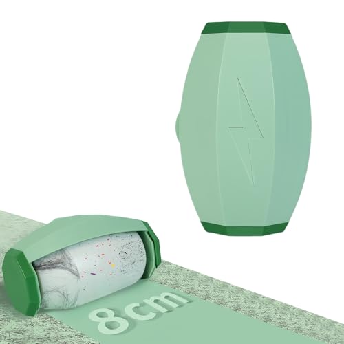 AMFUN Fusselrolle Wiederverwendbar, Waschbare Klebrige Gel Fusselrolle Ball, Tragbarer Tierhaarentferner Fusselrolle für Tierhaare Kleidung Sofas (Grün) von AMFUN
