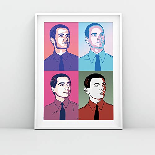 Kraftwerk - A3 Pop Art Kunstdruck von Rogues' Gallery von AMG