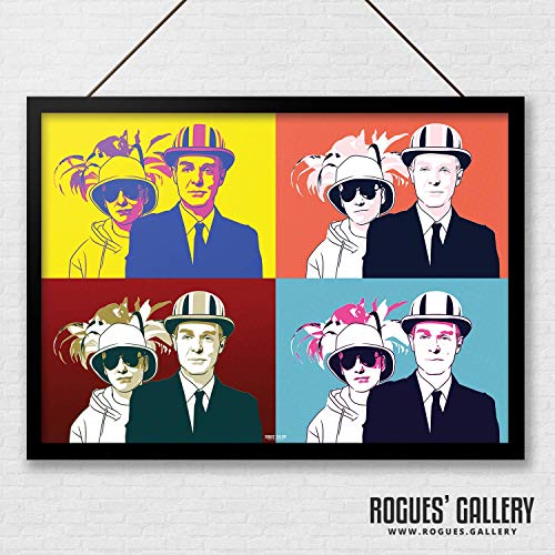 Rogues' Gallery Neil & Chris Pop Art 1 mit Pet Shop Boys, A3-Druck von AMG