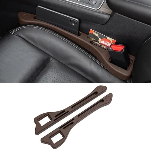 2 Stück Aufbewahrungsbox für Autositze für Opel Mokka, Autositz Lückenfüller Organizer - Sitzlückenfüller - Auto Sitz Spaltfüller- Autositz Gap Plug,Brown 2 Stück Aufbewahrungsbox für Autositze für Opel Mokka, Autositz Lückenfüller Organizer - Sitzlückenfüller - Auto Sitz Spaltfüller- Autositz Gap Plug,Brown von AMGASMG