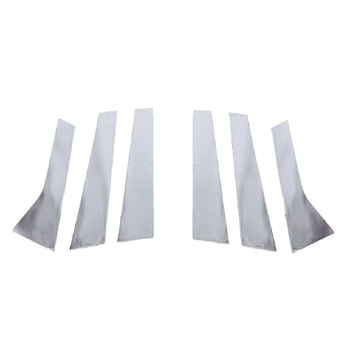 AMGASMG Auto B C-Säule Trim Abdeckung für Opel Vauxhall Astra J(P10) 4-Door Sedan Saloon 2012-2017, Fenster Tür Säulenpfosten Kratzfester Aufkleber, Chrom/PC Mittelsäulen Dekoration Schutzstreifen von AMGASMG