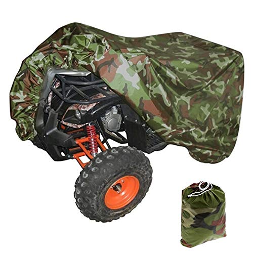 AMGJ Quad ATV Abdeckung, wasserdichte 190T Quad Abdeckplane Fahrzeug Schutz Cover UV-Schutz, Tarnung,M von AMGJ