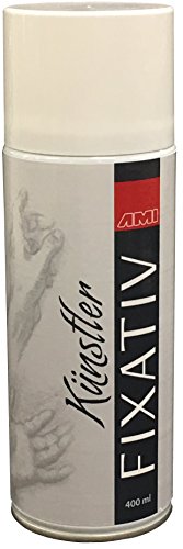 Fixativ Fixierspray 400 ml für Pastellkreide Zeichenkohle von AMI