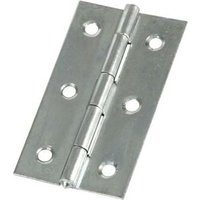 Schmales scharnier MOD.5005 stahl verzinkt 4 stück 25 x 20 mm - 20074 von AMIG