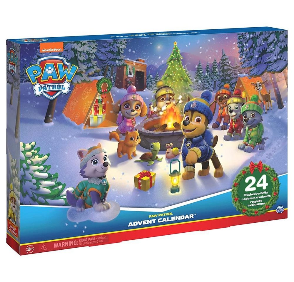 AMIGO Adventskalender PAW Patrol, mit 24 Spielzeug-Überraschungen, für Kinder ab 3 Jahren von AMIGO