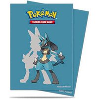 65 AMIGO Sammelkarten-Hüllen Pokémon Lucario farbsortiert glatt von AMIGO