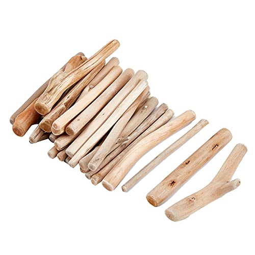 AMIJOUX Naturholzzweige Zum Basteln Unvollendetes Treibholz Holz Für DIY Kunsthandwerk Wood Art Supplies Craft Treibholz Stick Für Hochzeit Home Party Decor von AMIJOUX