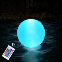 Floating Pool Lights [1 Pack] Wiederaufladbare Halloween-Lichter mit Timer/Fernbedienung IP67 Wasserdicht 16 Farben Jack-o-Laterne Pool-Zubehör für von AMIRROR SMART UG