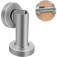 Magnetischer Türstopper, Türverriegelung aus gebürstetem Edelstahl, moderne solide harte Türstopper, babysicherer Türhalter, Wand-/Bodenmontage von AMIRROR SMART UG