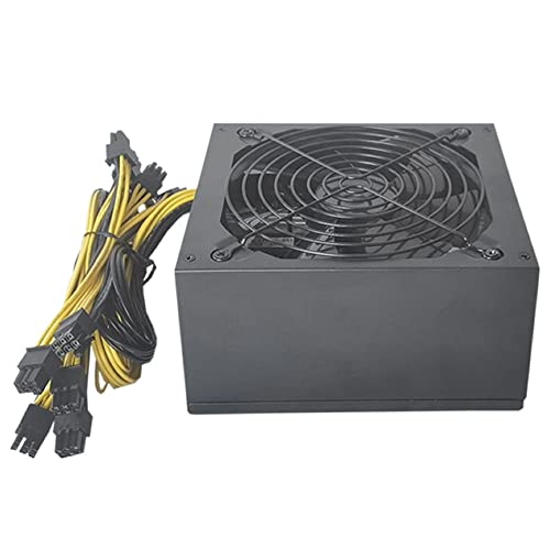 AMIUHOUN 1800W ATX ETH Mining Netzteil 180V-264V 10 6P Ports 4U Single von AMIUHOUN
