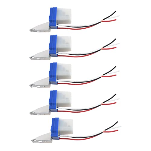 AMIUHOUN 5X AC DC 12V 10A Automatische Lampe Dämmerungsschalter Lichtsensor Dämmerungsschalter von AMIUHOUN