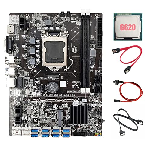 AMIUHOUN B75 ETH Mining Motherboard 8XPCIE auf USB + G620 CPU + 2XSATA Kabel + Switch Kabel LGA1155 MSATA DDR3 B75 USB Motherboard AMIUHOUN B75 ETH Mining Motherboard 8XPCIE auf USB + G620 CPU + 2XSATA Kabel + Switch Kabel LGA1155 MSATA DDR3 B75 USB Motherboard von AMIUHOUN