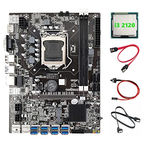 AMIUHOUN B75 ETH Mining Motherboard 8XPCIE auf USB + I3 2120 CPU + 2XSATA Kabel + Switch Kabel LGA1155 MSATA B75 USB Motherboard AMIUHOUN B75 ETH Mining Motherboard 8XPCIE auf USB + I3 2120 CPU + 2XSATA Kabel + Switch Kabel LGA1155 MSATA B75 USB Motherboard von AMIUHOUN