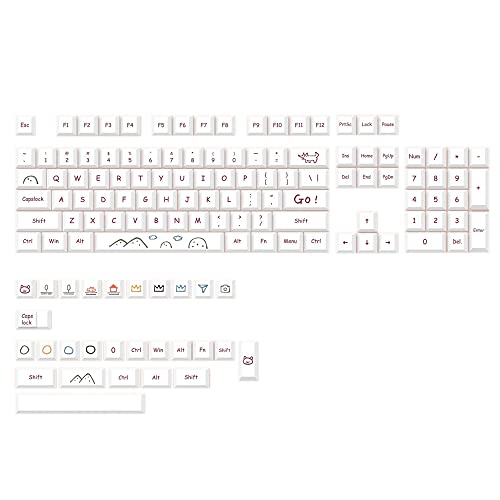 AMIUHOUN PBT Keycaps 132 Sublimation Keycaps XDA Profile for Cherry MX Switches Mechanical Keyboards AMIUHOUN PBT Keycaps 132 Sublimation Keycaps XDA Profile for Cherry MX Switches Mechanical Keyboards von AMIUHOUN