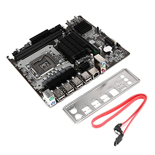 AMIUHOUN X58 Motherboard LGA 1366 unterstützt REG ECC DDR3 RAM Speicher Xeon X5650 5570 CPU Overclocking SATA2 M-ATX X58V1608 von AMIUHOUN