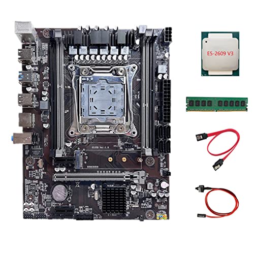 AMIUHOUN X99 Motherboard LGA2011-3 Computer-Motherboard mit E5-2609 V3 CPU + DDR4 4G 2133 MHz RAM + -Kabel + Switch-Kabel AMIUHOUN X99 Motherboard LGA2011-3 Computer-Motherboard mit E5-2609 V3 CPU + DDR4 4G 2133 MHz RAM + -Kabel + Switch-Kabel von AMIUHOUN