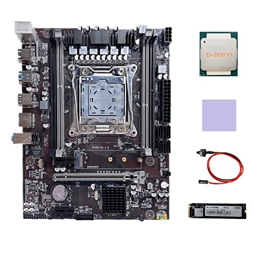 AMIUHOUN X99 Motherboard LGA2011-3 Computer-Motherboard mit E5 2650 V3 CPU + M.2 NVME SSD 128G + + Switch-Kabel AMIUHOUN X99 Motherboard LGA2011-3 Computer-Motherboard mit E5 2650 V3 CPU + M.2 NVME SSD 128G + + Switch-Kabel von AMIUHOUN