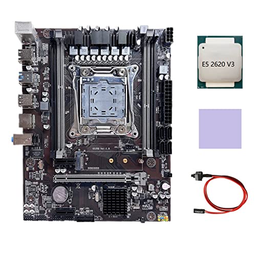 AMIUHOUN X99 Motherboard LGA2011-3 Computer-Motherboard unterstützt DDR4 RAM-Speicher mit E5 2620 V3 CPU + Switch-Kabel + -Pad AMIUHOUN X99 Motherboard LGA2011-3 Computer-Motherboard unterstützt DDR4 RAM-Speicher mit E5 2620 V3 CPU + Switch-Kabel + -Pad von AMIUHOUN