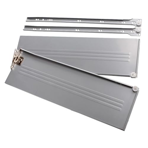 AMIX Schublade Metallbox MB/150 Grau, H-150 mm L-550 mm, stabiler Metallschubkasten mit Rollenführung, einfache Montage, Tragkraft 25 kg AMIX Schublade Metallbox MB/150 Grau, H-150 mm L-550 mm, stabiler Metallschubkasten mit Rollenführung, einfache Montage, Tragkraft 25 kg von AMIX