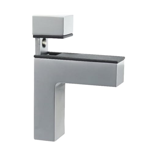 Glashalter AMIX MP003 Edelstahl 95x24x67 mm | Glas- und Plattenhalterung | Möbelbeschlag für Glasregale, Möbel und moderne Konstruktionen von AMIX