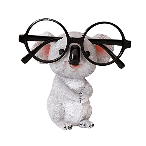 AMJDGEU Brillenrahmen Netter Tier Brillenhalter für Home Office Schreibtisch Dekoration Geschenk (Koala) von AMJDGEU