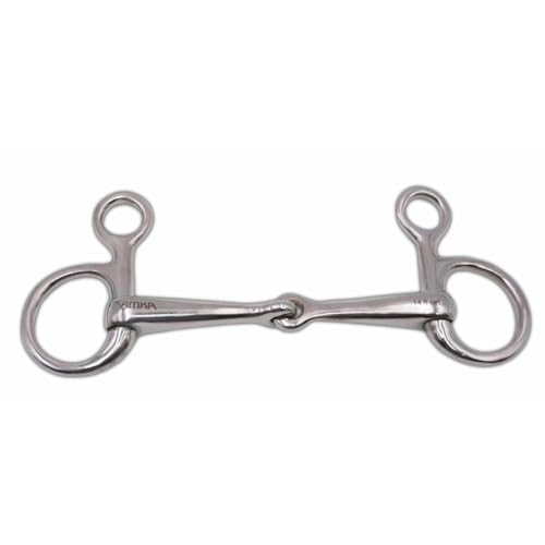 AMKA Baucher Trense Baucher Gebiss massiv einfach gebrochen von AMKA