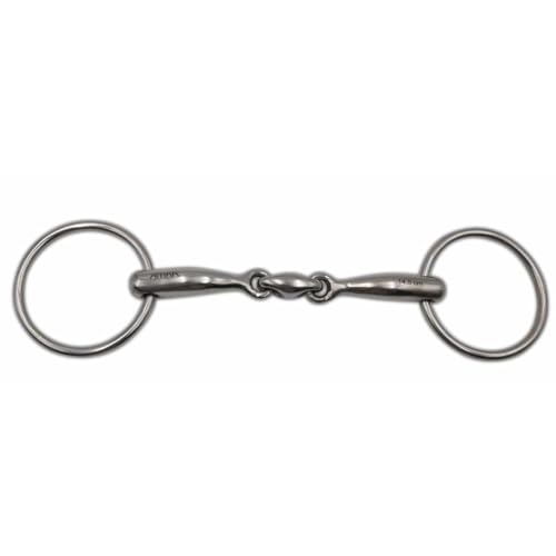 AMKA Wassertrense doppelt gebrochen massiv Edelstahl Stärke 16 mm, Ringe 65 mm von AMKA