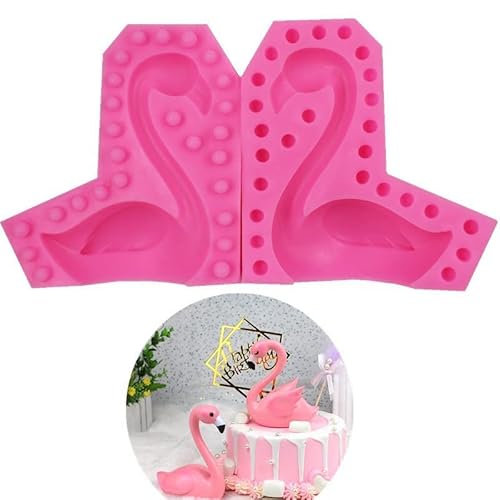 Fondant Formen Silikon Diy Flamingo Fondant Kuchenform Schokoladenform Kuchen Backen Dekorationswerkzeuge von RTSP