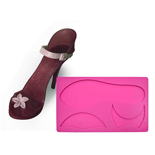 Silikon Formen Für Fondant Silikon High Heels Geformt Fondant Kuchen Dekoration Spitzenform Backform von AMLOH