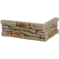 Ammonit Keramik - Verblender Ecke Porto grau-beige Verblender & Riemchen von AMMONIT KERAMIK